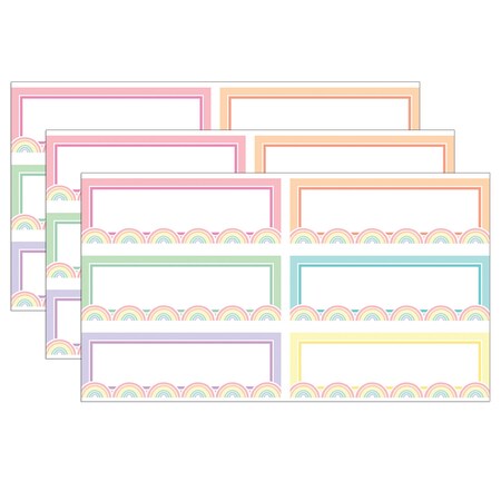 Teacher Created Resources Pastel Pop Rainbow Labels Magnetic Accents, 60PK 77057